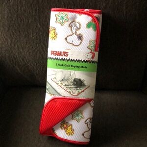 Peanuts Snoopy Christmas Holiday Drying Mats